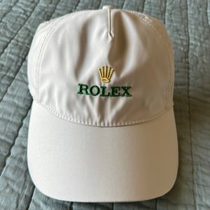 RARE Rolex baseball cap -not sold in stores have to buyRolex Watch to get white